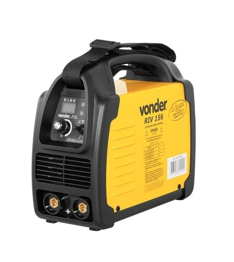 INVERSOR PARA SOLDA COM DISPLAY DIGITAL MONOFÁSICO 127V 220V SELEÇÃO AUTOMÁTICA 68.78.156.000 VONDER