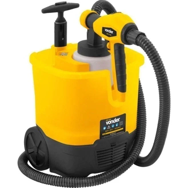 PISTOLA DE PINTURA ELÉTRICA PEV 750 220V COM RODA 62.20.750.220 VONDER